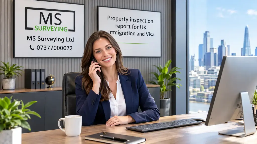 UKVI-compliant Property Inspection Report Kent for UK Immigration and Visa applications by MS Surveying Ltd